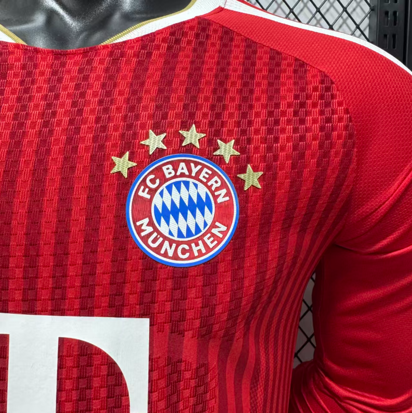 2026 2027 Bayern Munich  Home Jersey Player Version  Long sleeves