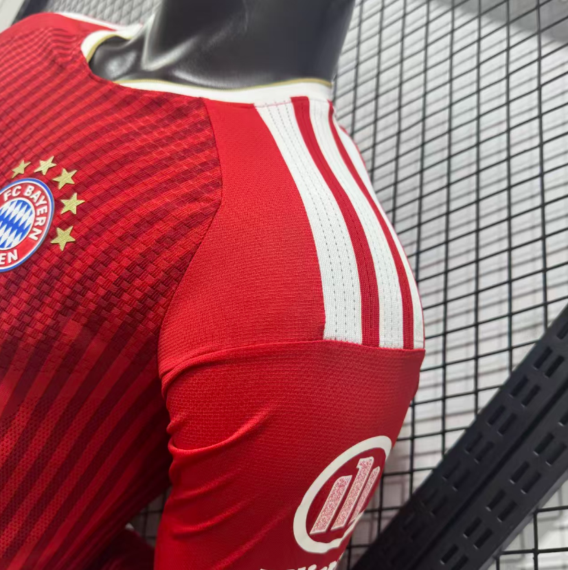 2026 2027 Bayern Munich  Home Jersey Player Version  Long sleeves