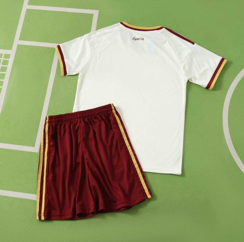 2026 World cup Spain Away top thai best quality soccer Jersey kids kits sets