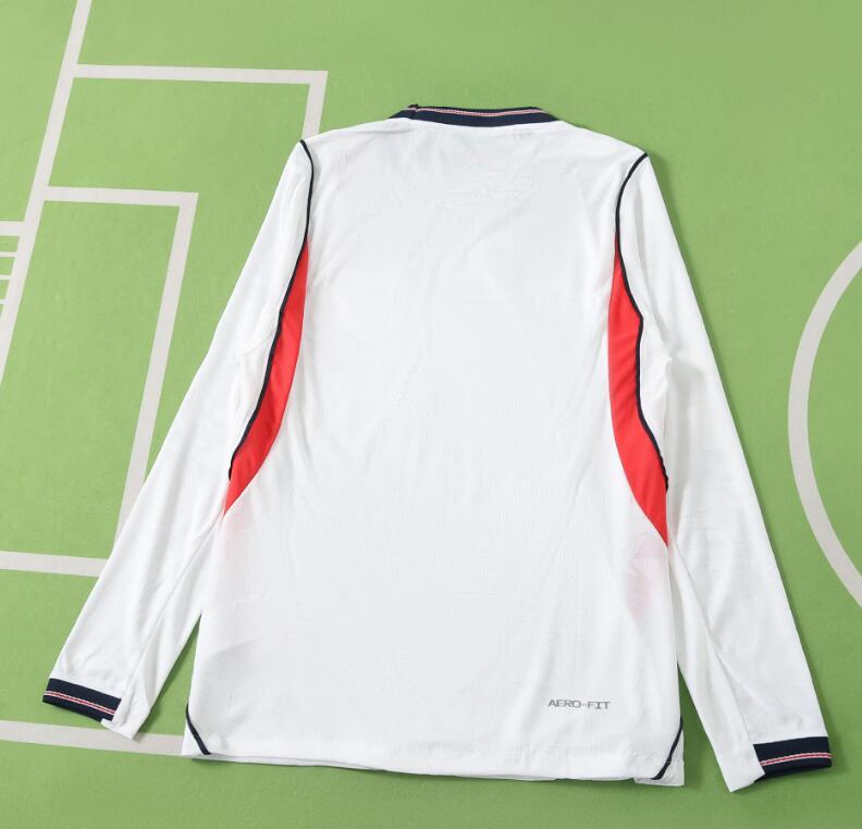 2026 World cup England home long soccer jersey Player version 001
