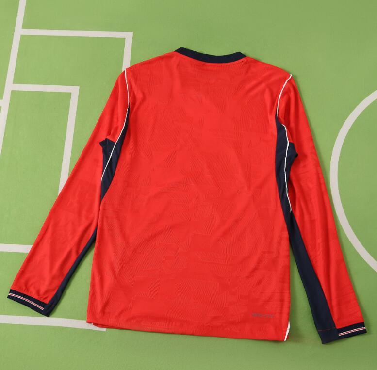 2026 World cup England away long soccer jersey Player version 001