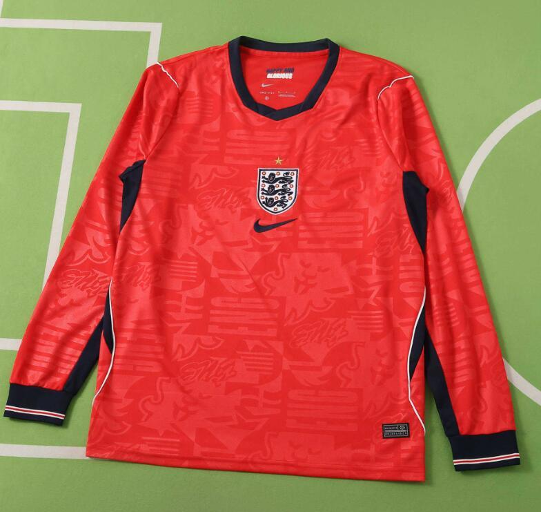 2026 World cup England  away long   soccer Jersey  fan version