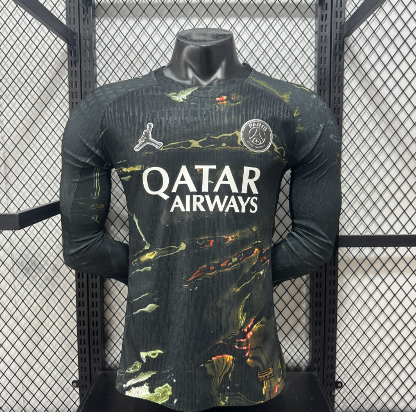 2026 2027  PSG  4th away  Jersey Player Version  Long sleeves