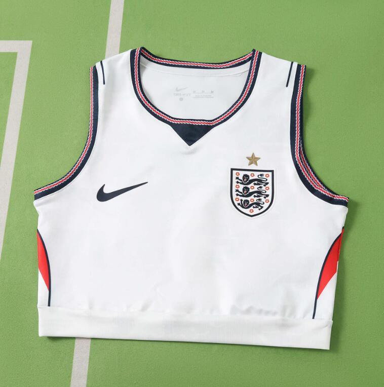 2026 World cup England home Cropped Jersey vest