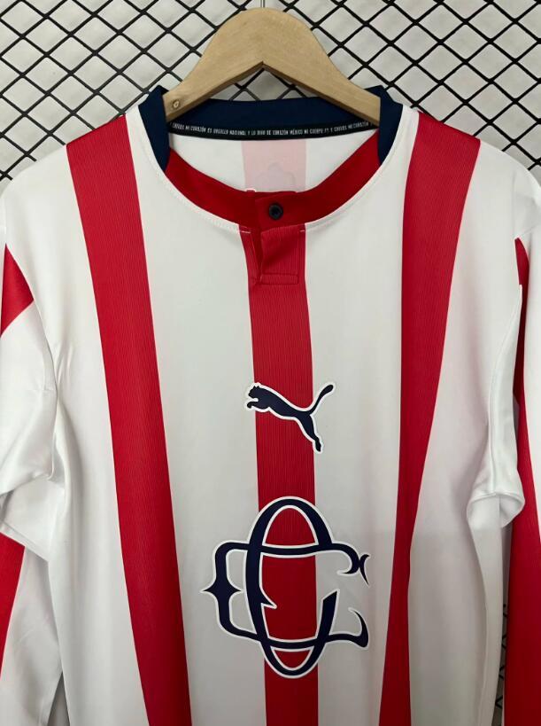 2026 2027  Chivas Guadalajara 120th  LONG  Jersey fan version