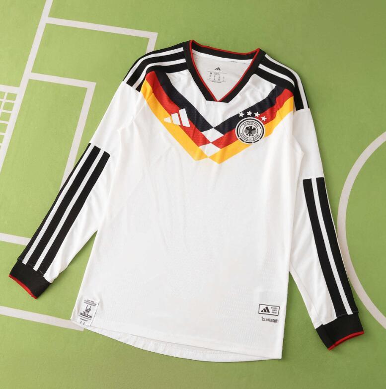 2026 World cup Germany Home long   soccer Jersey Player version 001