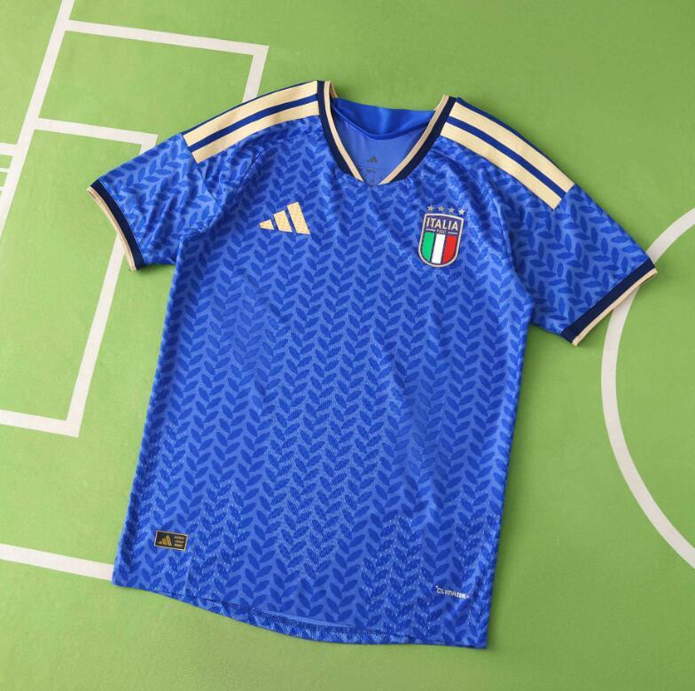 2026 World cup Italy Home top thai best quality soccer Jersey Player version 001