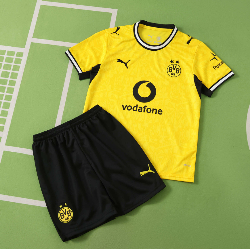 2026 2027 Borussia Dortmund  Home Kids  kits Jersey