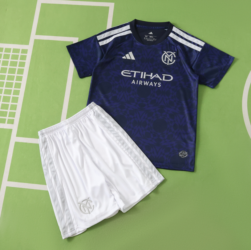 2026 2027   New York City FC away Kids Kits