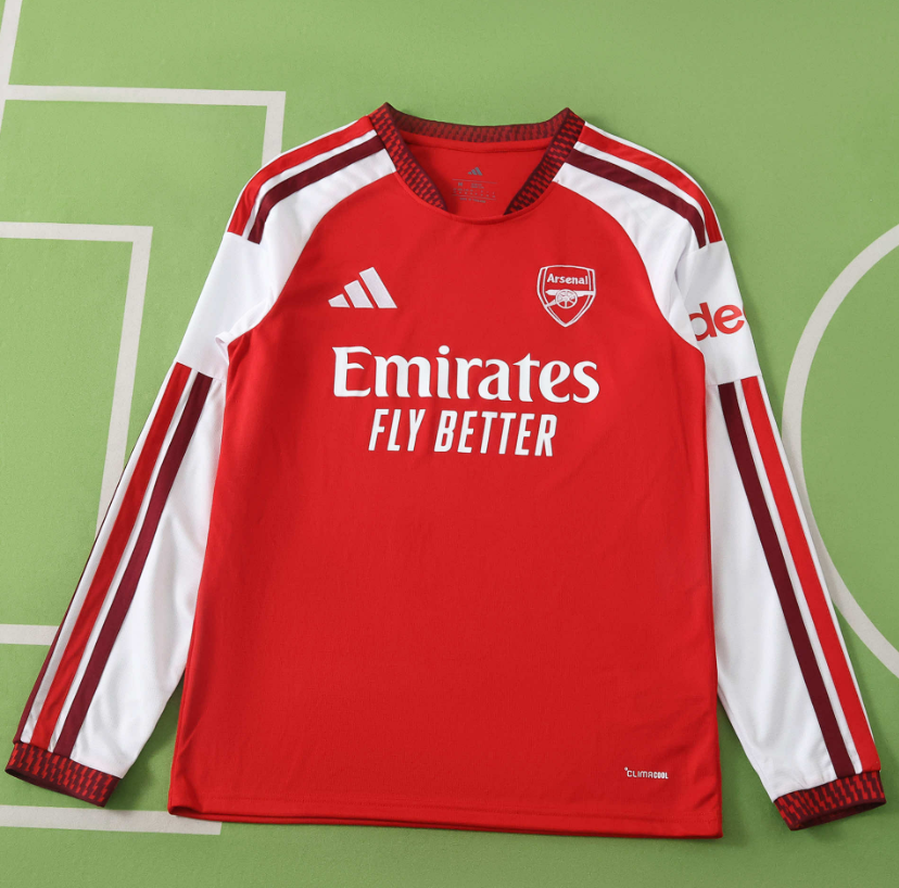 2026 2027  Arsenal  Home fan version long sleeves Jersey