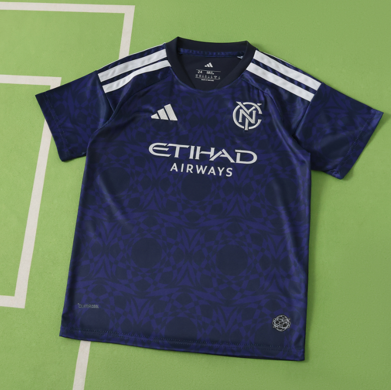2026 2027   New York City FC away Kids Kits
