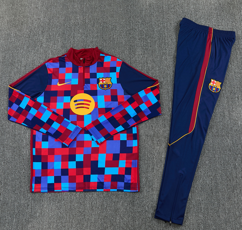 2026 2027  Barcelona adult  kids  tracksuit  training suit long sleeves
