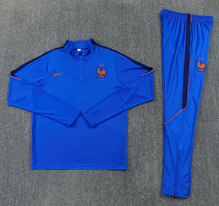 2026 World cup France adult  kids  tracksuit  training suit long sleeves
