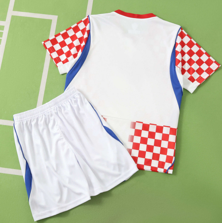 2026 World cup Croatia  Home  soccer Jersey kids kits sets
