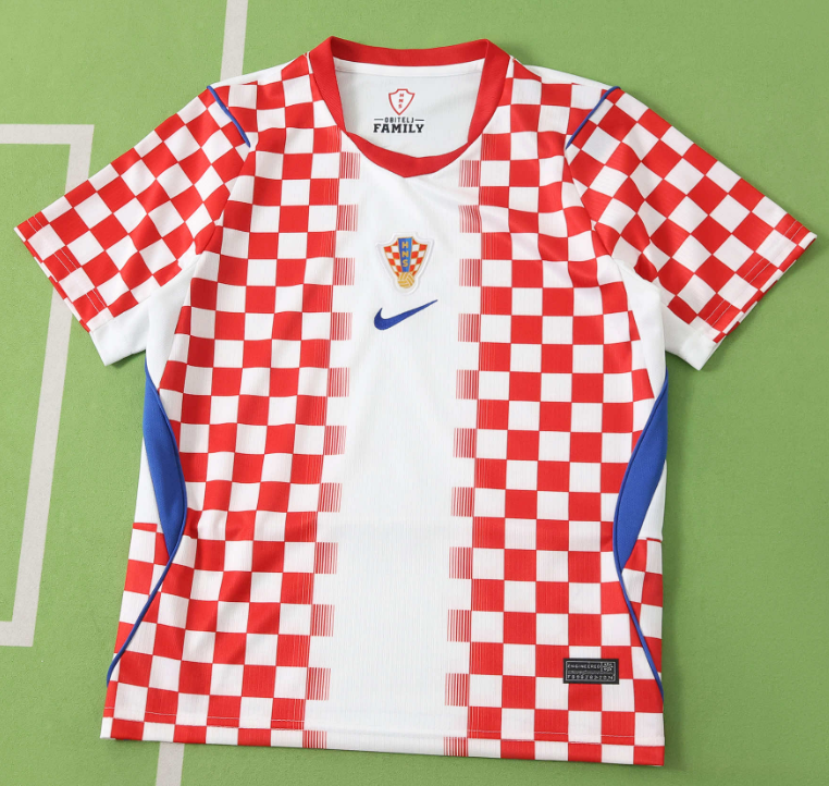 2026 World cup Croatia  Home  soccer Jersey kids kits sets
