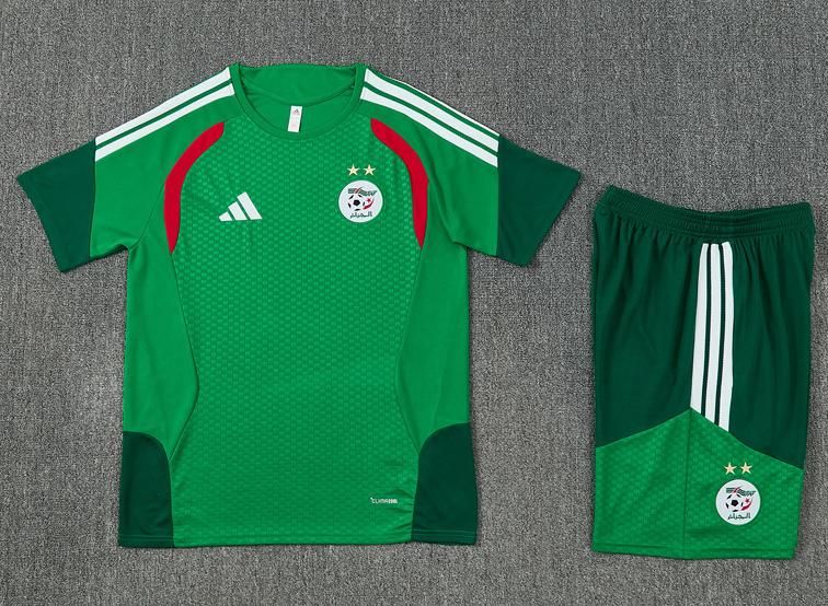 2026 World cup Algeria adult  kids  tracksuit  training suit  short  sleeves