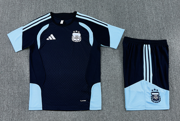 2026 World cup Argentina adult  kids  tracksuit  training suit  short  sleeves