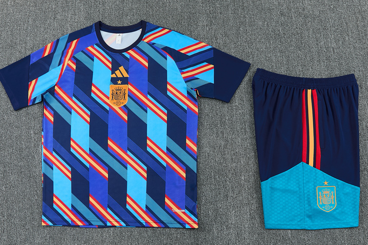 2026 World cup Spain  adult  kids  tracksuit  training suit  short  sleeves