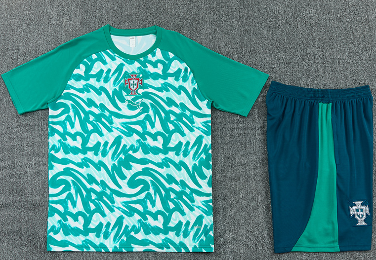 2026 World cup Portugal adult  kids  tracksuit  training suit  short  sleeves