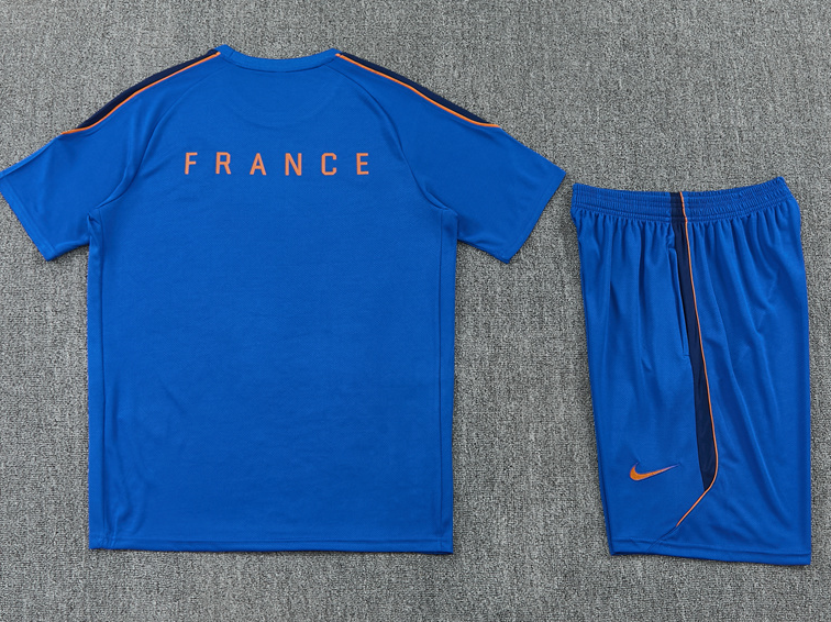 2026 World cup France adult  kids  tracksuit  training suit  short  sleeves