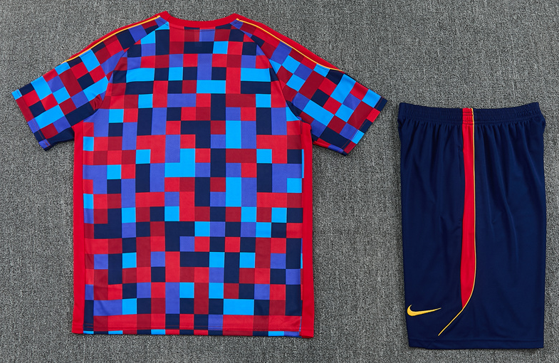 2026 2027 Barcelona  adult  kids  tracksuit  training suit  short  sleeves