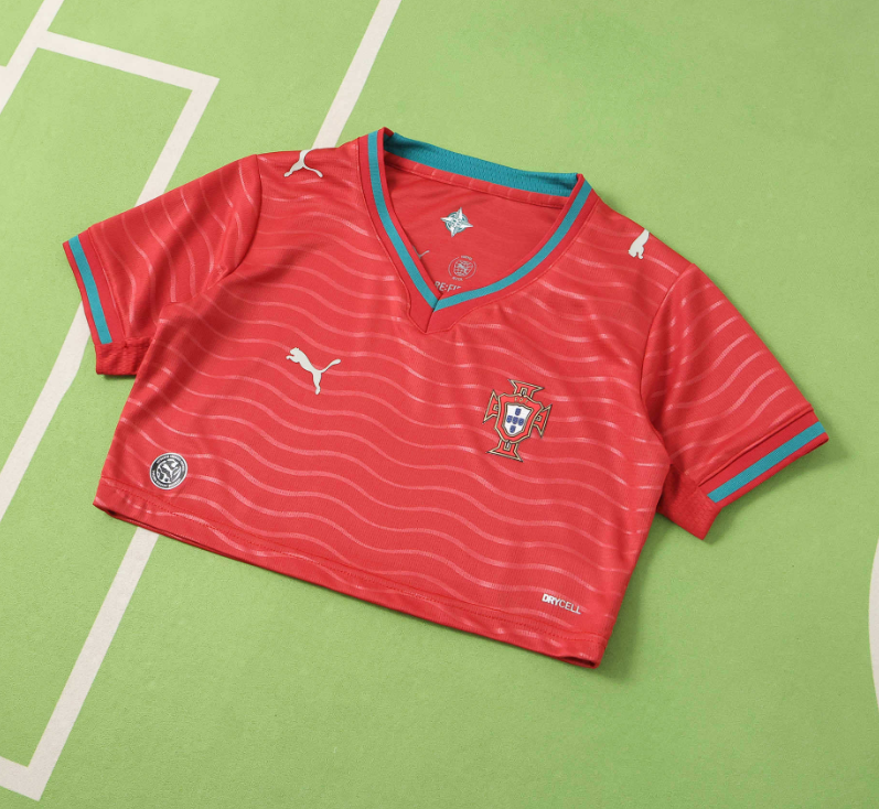 2026 World cup Portugal home  women Cropped Jersey