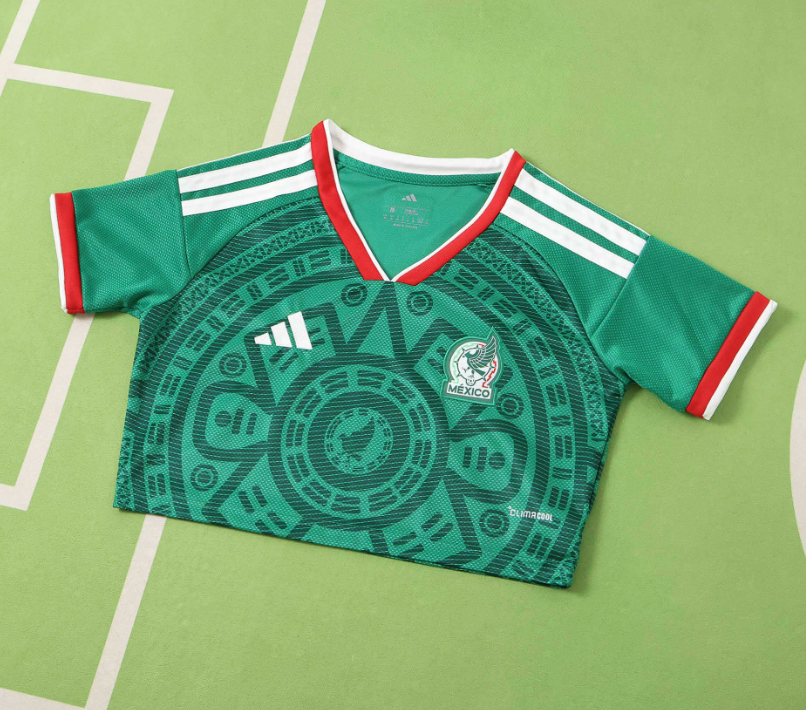 2026 World cup Mexico home  women Cropped Jersey