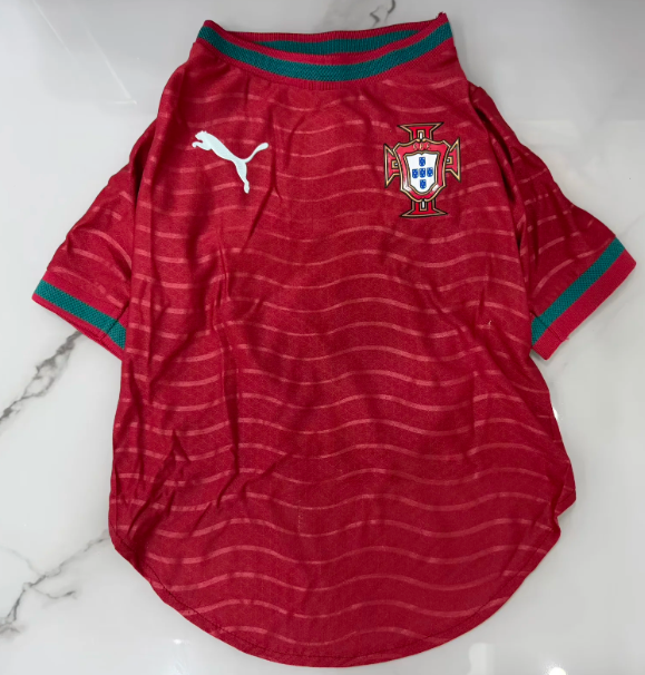 2026 World Cup Portugal Pet dog  jersey
