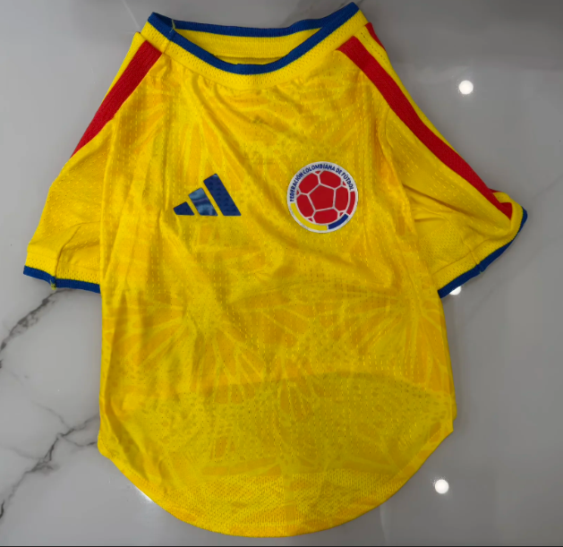 2026 World Cup Colombia  Pet dog  jersey