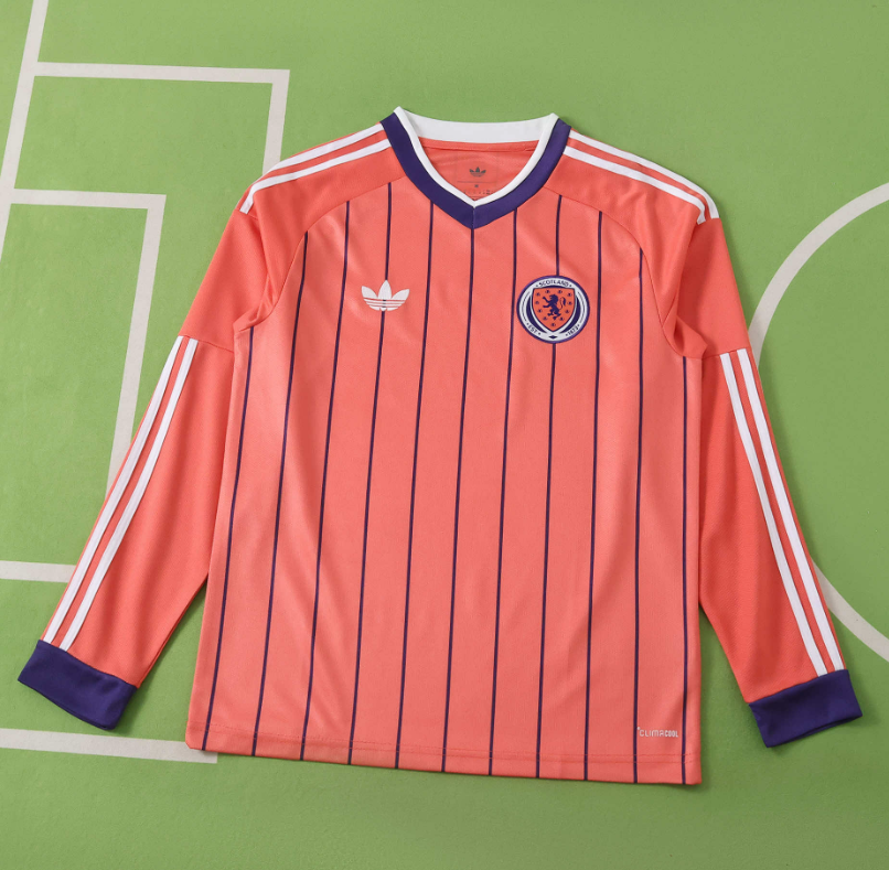 2026  World Cup Scotland away Jersey fan version long sleeves