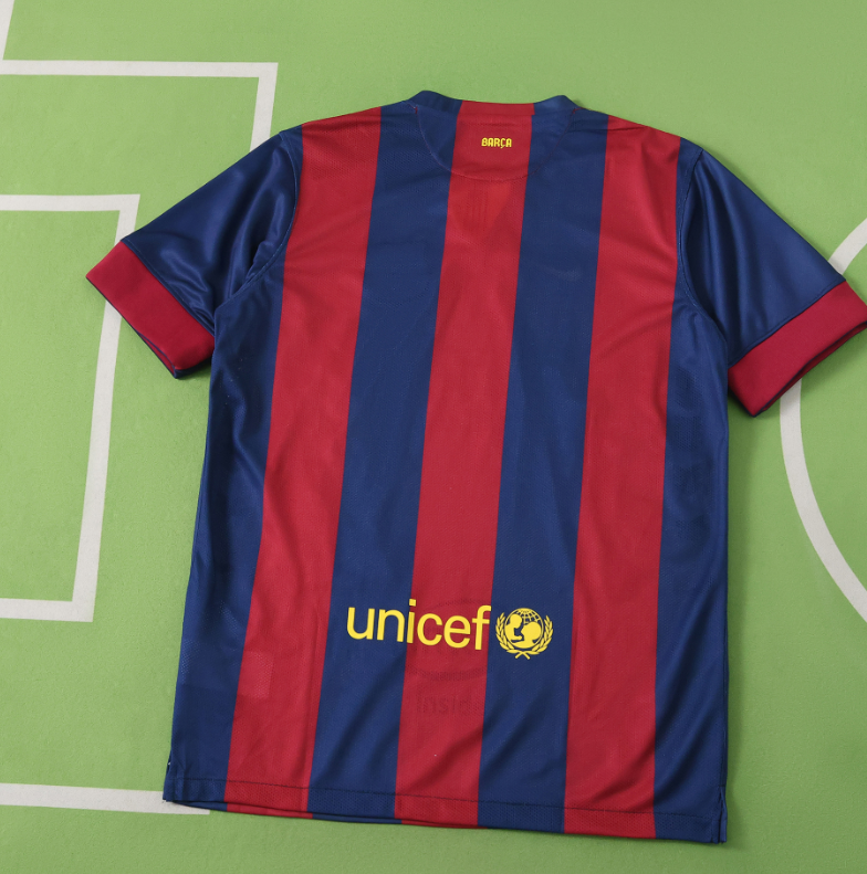 2014  2015  retro  Barcelona home embroidery Fan version