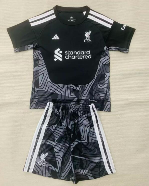 2026 2027  Liverpool gk black  Kids Kits