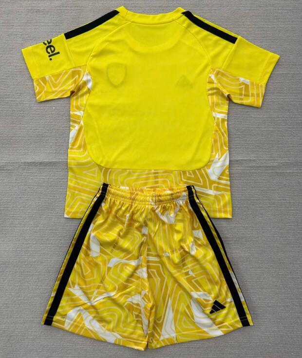 2026 2027  Arsenal Gk Yellow Kids  kits