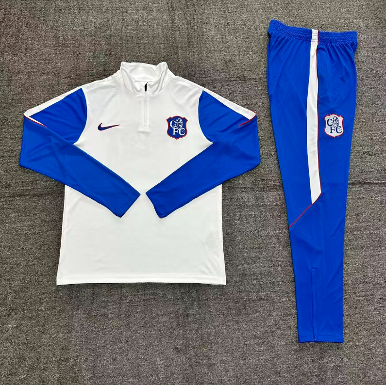 2026 2027  Chelsea adult  kids  tracksuit  training suit long sleeves white