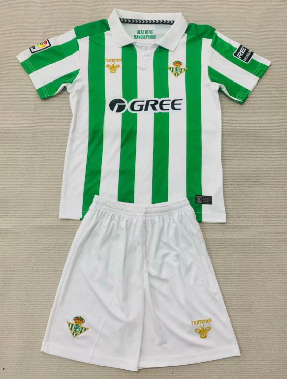 2026 2027  Betis home retro   Kids  kits