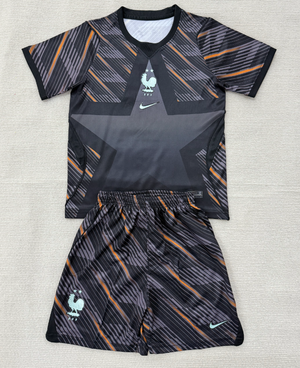 2026 World Cup  France GK Kids  kits  black