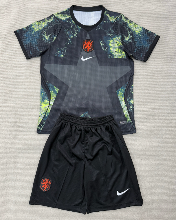 2026 World Cup  Netherlands GK Kids  kits  black
