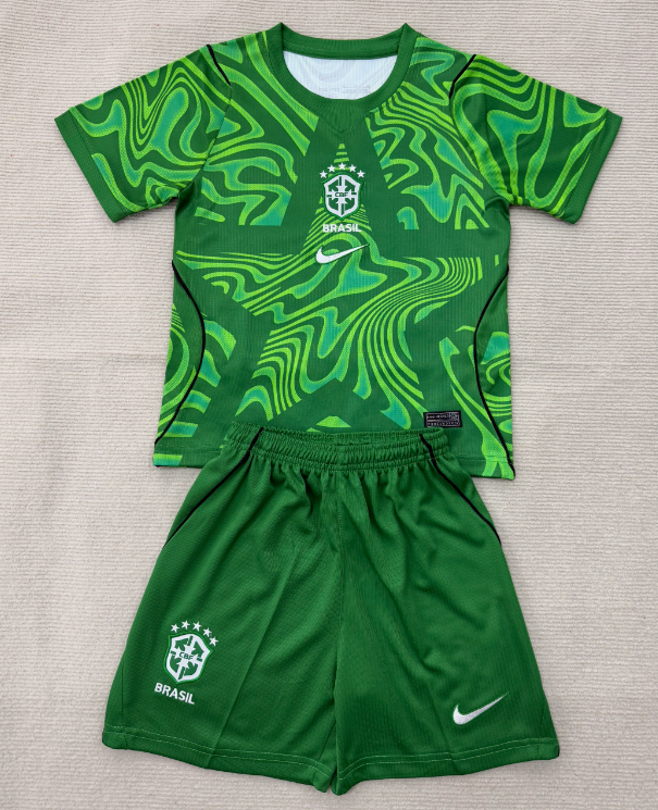2026 World Cup  Brazil  GK Kids  kits  green