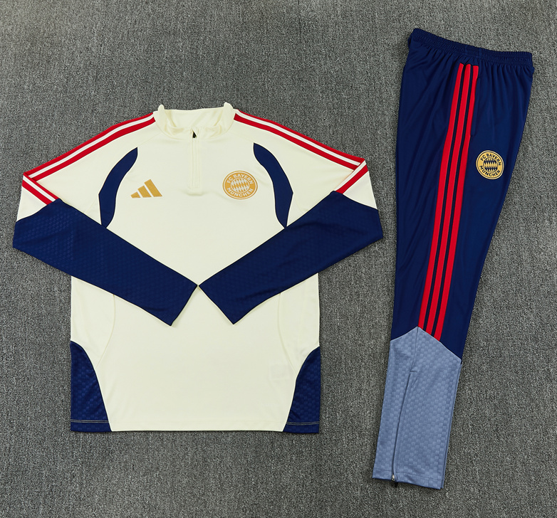 2026 2027  Bayern Munich adult  kids  tracksuit  training suit long sleeves white