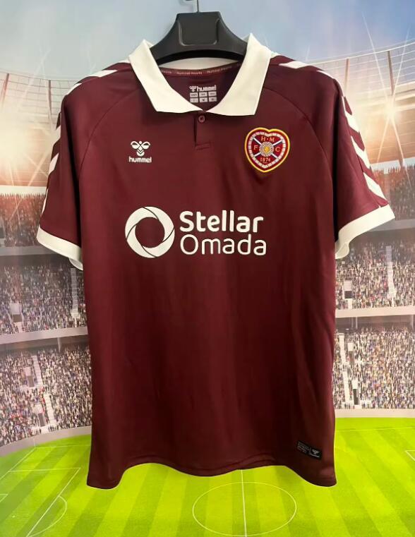 2026 2027 heart of Midlothian  Home Jersey Fan Version