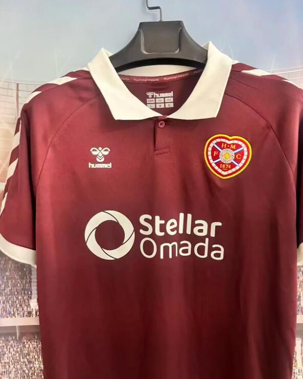 2026 2027 heart of Midlothian  Home Jersey Fan Version