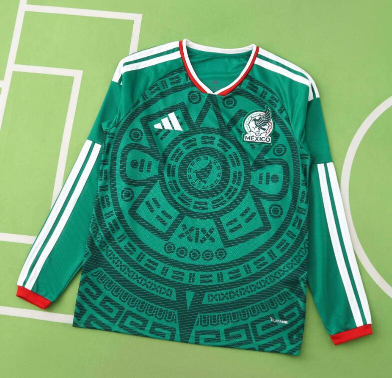 2026 World cup Mexico Home long   soccer Jersey  fan version