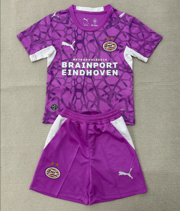 2026 2027   PSV Eindhoven  GK Kids Jersey