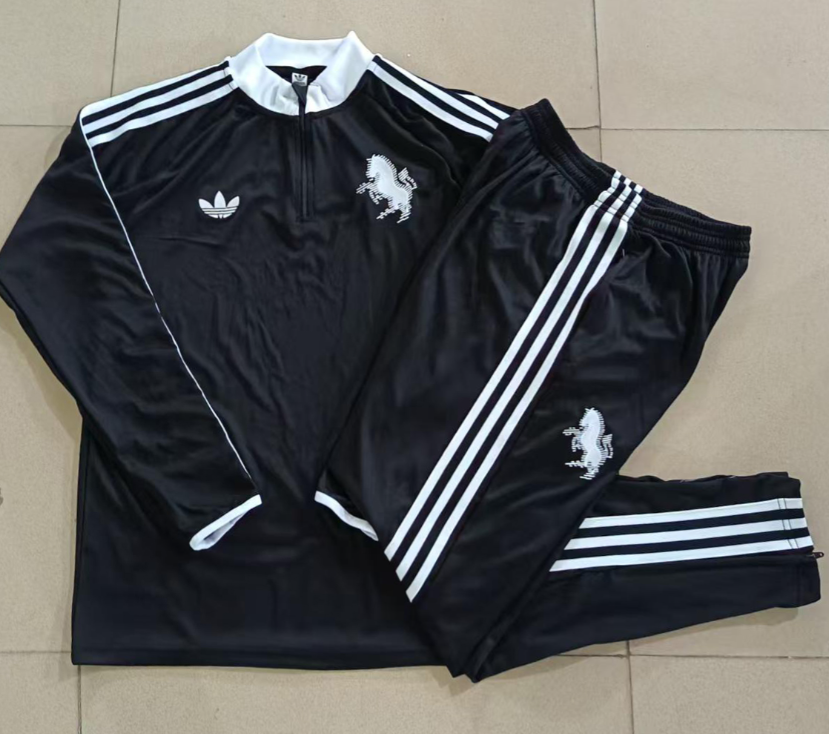 2026 2027 Juventus  adult   tracksuit  training suit long sleeves  B26064#  black