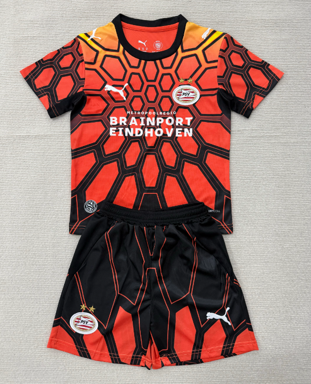 2026 2027   PSV Eindhoven  GK Kids Jersey orange