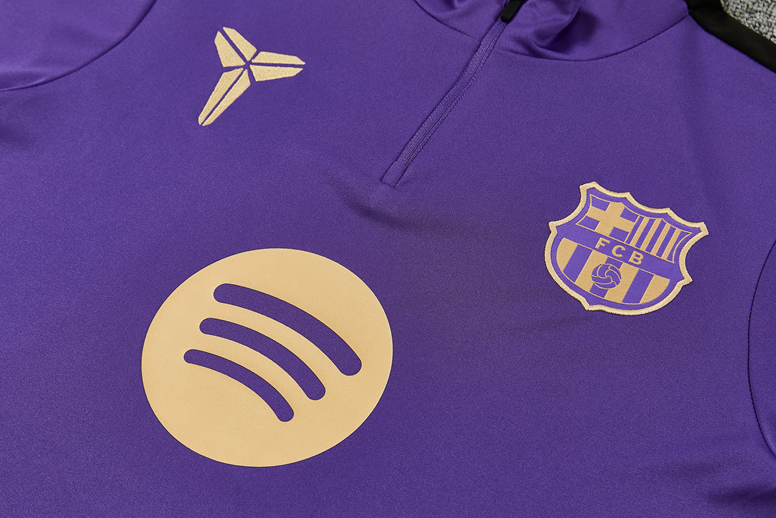 2026 2027  Barcelona adult  kids  tracksuit  training suit long sleeves  Purple