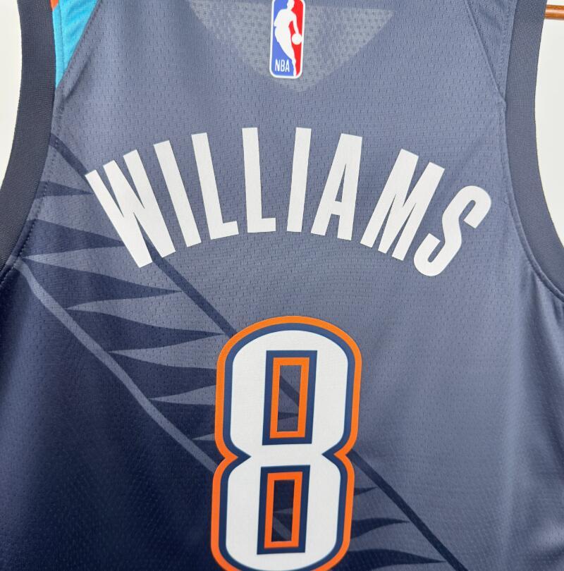 2026 NBA Oklahoma City Thunder 8 Williams