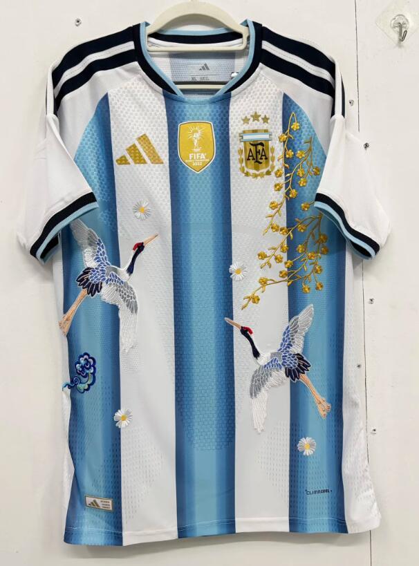 2026 Argentina home  anniversary embroidery Player version
