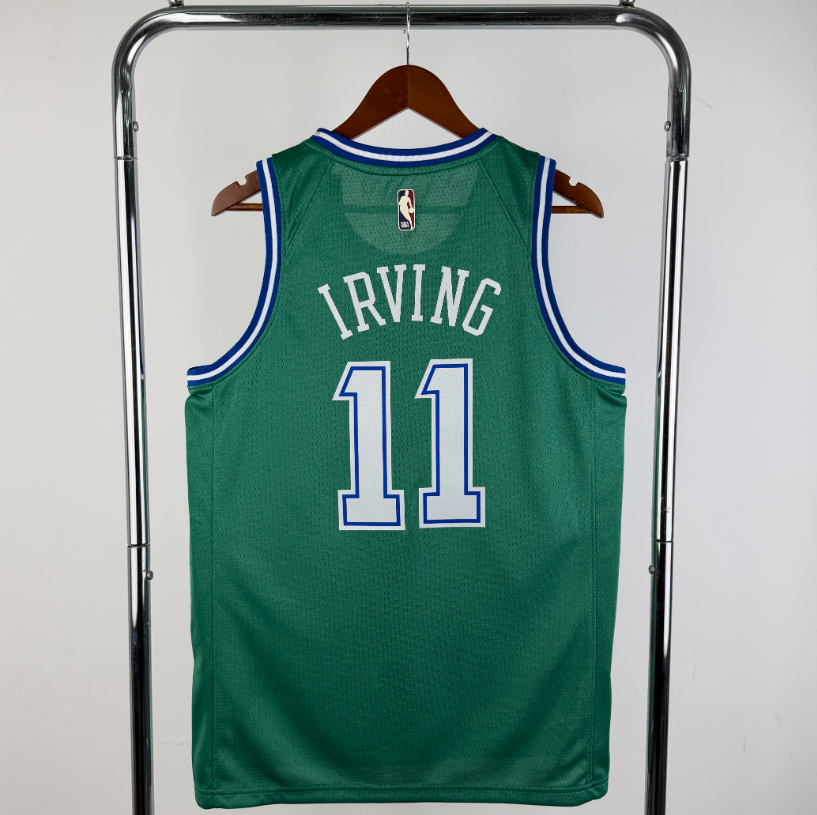 2026 NBA  Dallas Mavericks Retro Green #11 Kyrie Irving