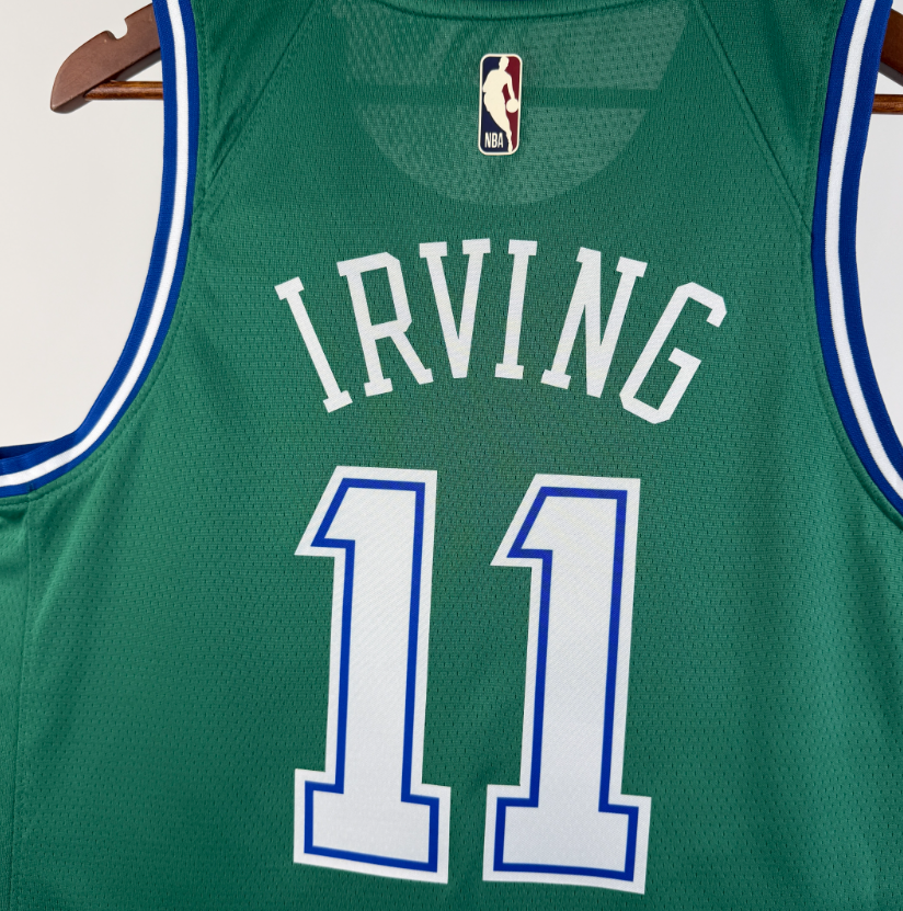 2026 NBA  Dallas Mavericks Retro Green #11 Kyrie Irving